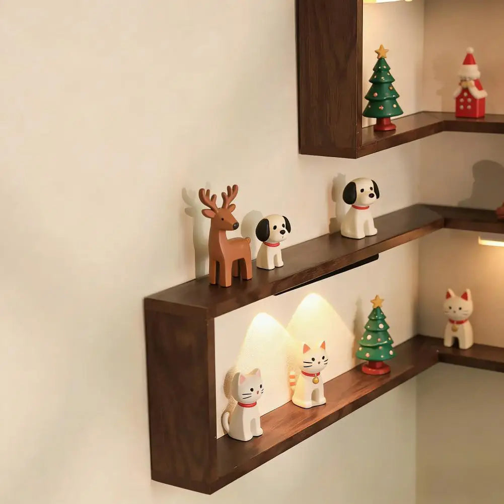 CornerLux™ LED-taidehylly ✨📦 Älykäs säilytys, pehmeä valo